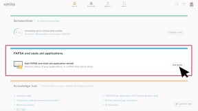 College Planning page with a focus on "FAFSA and state aid applications" where cursor is clicking "Add details"